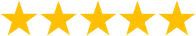 5 star reviews